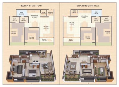 Image of 1413 Sq.ft 2 BHK Apartment / Flat for sale in Sunrise Exotica, Hanspura, Ahmedabad for Rs. 4951000