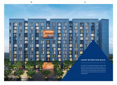 Image of 358 Sq.ft 1 BHK Apartment / Flat for sale in Lodha Violet E AND F, Taloja, Navi Mumbai for Rs. 3300000