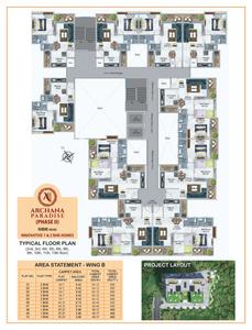 Image of 1400 Sq.ft 3 BHK Apartment / Flat for sale in Kanifnath Archana Paradise, Mohammed Wadi, Pune for Rs. 11000000