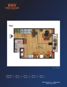 Viraj Bbd Times Square Studio Apartment And Commercial Spa Brochure 2