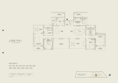 Image of 2600 Sq.ft 4 BHK Apartment / Flat for sale in Kolte Patil 24K Sereno Building E, Baner, Pune for Rs. 42000000