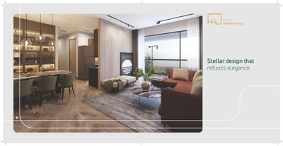 Image of 1077 Sq.ft 3 BHK Apartment / Flat for sale in H4, University Area, Ahmedabad for Rs. 14000000