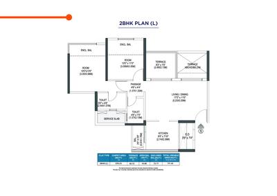 Image of 647 Sq.ft 2 BHK Apartment / Flat for sale in Pride Purple Park Connect, Mulshi, Pune for Rs. 9000000
