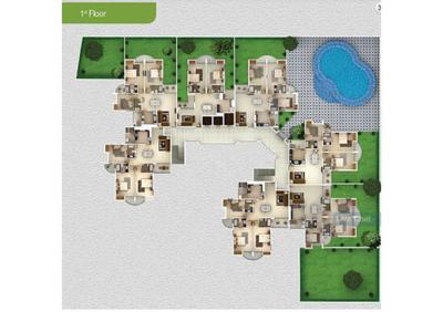 Image of 1340 Sq.ft 2 BHK Apartment / Flat for sale in Livit Harmony, Aluva, Kochi for Rs. 8000000