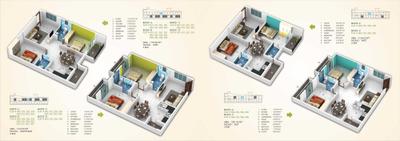 Image of 1285 Sq.ft 2 BHK Apartment / Flat for sale in Sovereign Santhinivasa, Chikkadunnasandra, Bengaluru for Rs. 8000000