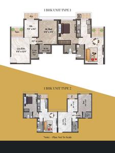 Image of 1130 Sq.ft 2 BHK Apartment / Flat for sale in Siddhivinayak Gaurav, Taloja, Navi Mumbai for Rs. 4800000