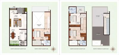 Image of 1768 Sq.ft 3 BHK Duplex for sale in Citrus Zen Garden, Jakkur, Bengaluru for Rs. 21500000