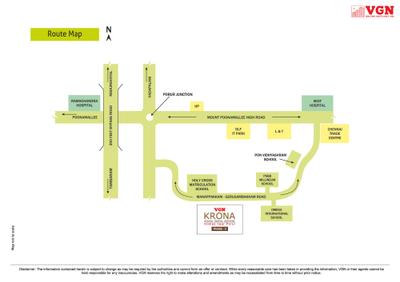 Image of 1437 Sq.ft Residential Plot / Land for sale in VGN Krona Phase II, Gerugambakkam, Chennai for Rs. 13651500
