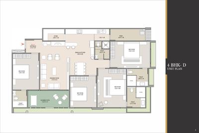 Image of 3475 Sq.ft 4 BHK Apartment / Flat for sale in Nysa Essence 51, Ghatlodiya, Ahmedabad for Rs. 37000000