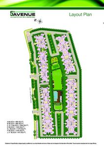 Image of 1050 Sq.ft 2.5 BHK Apartment / Flat for sale in Gaurs 5th Avenue, Noida Extension, Greater Noida for Rs. 8700000