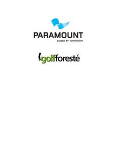 Paramount Golfforeste Villas Brochure 1