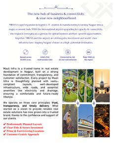 Image of 1199 Sq.ft Residential Plot / Land for sale in Mauli Temple Town 40, Kotewada, Nagpur for Rs. 4200000
