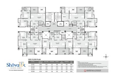 Image of 1235 Sq.ft 2 BHK Apartment / Flat for sale in Saarrthi Shivalik, Kothrud, Pune for Rs. 17000000