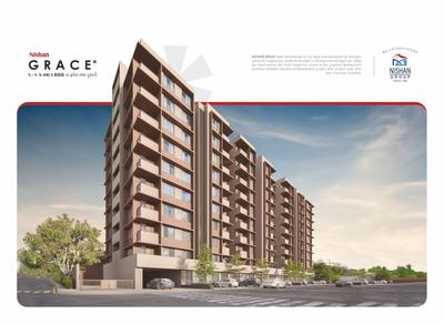 Image of 1100 Sq.ft 2 BHK Apartment / Flat for sale in Nishan Grace, New Ranip, Ahmedabad for Rs. 4800000