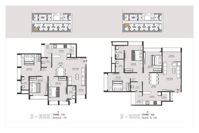 Image of 1300 Sq.ft 2 BHK Apartment / Flat for sale in Mahadev Residency 3, New Maninagar, Ahmedabad for Rs. 4350000