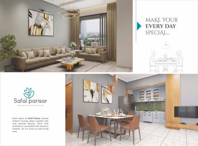 Image of 697 Sq.ft 2 BHK Apartment / Flat for sale in Ganesha Safal Parisar, Vavol, Gandhinagar for Rs. 5500000