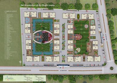 Image of 2505 Sq.ft 3 BHK Apartment / Flat for sale in Happy Home Celebrity Greens, Bhimrad, Surat for Rs. 19000000
