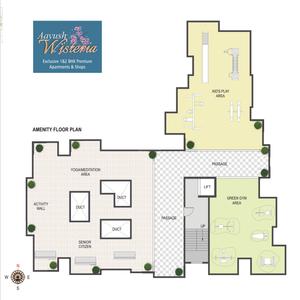 Image of 1290 Sq.ft 3 BHK Apartment / Flat for sale in Aayush Wisteria, Lohegaon, Pune for Rs. 7000000