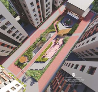 Image of 1242 Sq.ft 2 BHK Apartment / Flat for sale in Prayosha Jewel, Dindoli, Surat for Rs. 4200000