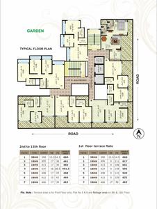 Image of 503 Sq.ft 1 BHK Apartment / Flat for sale in Vinay Unique Corner, Virar East, Virar for Rs. 2900000