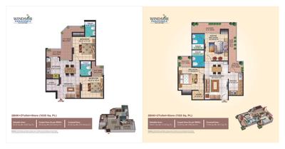 Image of 995 Sq.ft 2 BHK Apartment / Flat for sale in High End Windsor Paradise 2 Block F, Raj Nagar Extension, Ghaziabad for Rs. 7000000