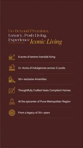 Image of 1480 Sq.ft 3 BHK Apartment / Flat for sale in Vinayak Eastern River Residency Wing C, Pimple Gurav, Pune for Rs. 15500000