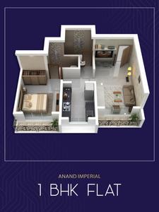 Image of 770 Sq.ft 2 BHK Apartment / Flat for sale in Anand Imperial, Kalyan West, Kalyan for Rs. 5200000