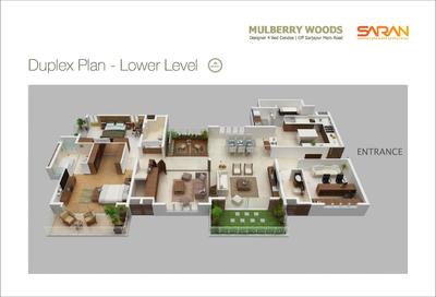 Image of 3255 Sq.ft 4 BHK Apartment / Flat for sale in Saran Mulberry Woods, Carmelaram, Bengaluru for Rs. 38800000