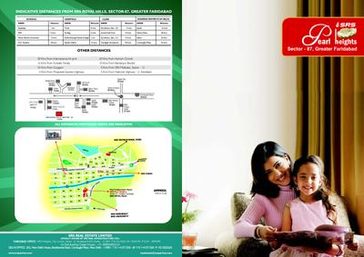 Image of 1265 Sq.ft 2.5 BHK Apartment / Flat for sale in SRS Pearl Heights, Sector 87, Faridabad for Rs. 8000000