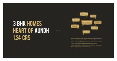 Image of 1587 Sq.ft 3 BHK Apartment / Flat for sale in Nandan Harsh Paradise Gold, Aundh, Pune for Rs. 24000000