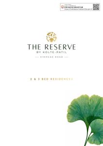 Image of 1000 Sq.ft 2 BHK Apartment / Flat for sale in Kolte The Reserve, Shivane, Pune for Rs. 10000000