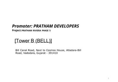 Pratham Riviera Phase 5 Brochure 1