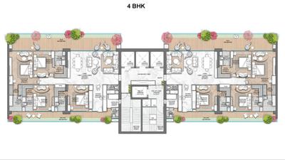 Image of 3890 Sq.ft 4 BHK Apartment / Flat for sale in M3M Jacob And Co, Sector 97, Noida for Rs. 136290000