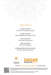 Image of 1615 Sq.ft 3 BHK Apartment / Flat for sale in Aadinath Sagar Heights, Kalyan West, Kalyan for Rs. 12500000