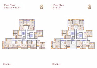 Image of 600 Sq.ft 1 BHK Apartment / Flat for sale in Patels Eternity, Ambernath West, Ambernath for Rs. 2450000