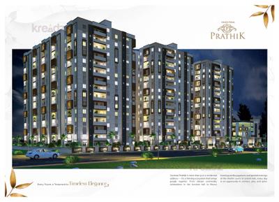 Image of 1760 Sq.ft 3 BHK Apartment / Flat for sale in Vazhraa Prathik, Nizampet, Hyderabad for Rs. 14500000