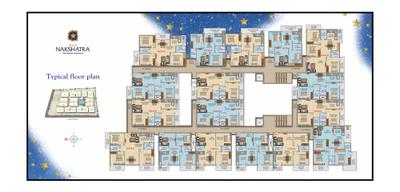 Image of 1206 Sq.ft 2 BHK Apartment / Flat for sale in SLV Nakshatra, Horamavu, Bengaluru for Rs. 8500000