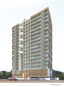 Image of 1350 Sq.ft 3 BHK Apartment / Flat for sale in Rajshree Forty Three East, Ghatkopar East, Mumbai for Rs. 35000000