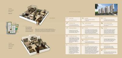 Image of 1205 Sq.ft 2 BHK Apartment / Flat for sale in RR Village Pointe, Neknampur, Hyderabad for Rs. 11000000