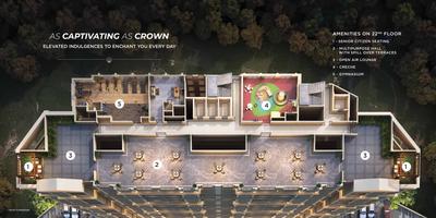Image of 1020 Sq.ft 3 BHK Apartment / Flat for sale in Trescon Triveni Pearl, Kalyan West, Kalyan for Rs. 7925801