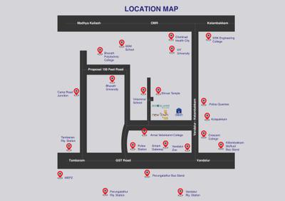 Image of 2400 Sq.ft Residential Plot / Land for sale in Grand Magnum New Town, Kolapakkam - Vandalur, Chennai for Rs. 15600000