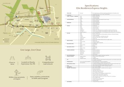 Image of 1965 Sq.ft 3 BHK Apartment / Flat for sale in Pareena Express Heights, Sector 99, Gurgaon for Rs. 20000000
