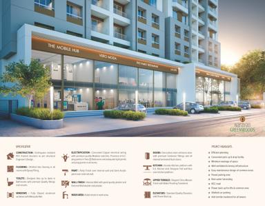 Image of 1400 Sq.ft 3 BHK Apartment / Flat for sale in Narayan Greenwoods, Sama Savli, Vadodara for Rs. 5000000