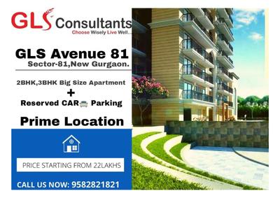 Image of 1200 Sq.ft 2 BHK Apartment / Flat for sale in GLS Avenue 81, Sector 81, Gurgaon for Rs. 13500000