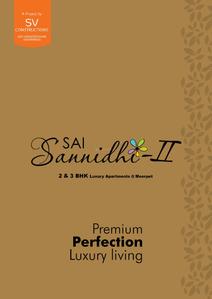 Image of 1593 Sq.ft 3 BHK Apartment / Flat for sale in Sai Sannidhi II, Meerpet, Hyderabad for Rs. 7300000