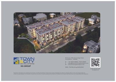 Image of 445 Sq.ft 1 BHK Apartment / Flat for sale in Town United City, Peelamedu, Coimbatore for Rs. 580000