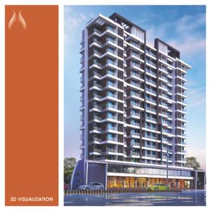 Image of 550 Sq.ft 1 BHK Apartment / Flat for sale in A H Sapphire, Mira Road East, Mira Bhayandar for Rs. 7000000