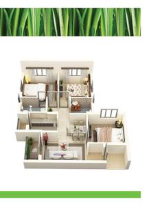 Image of 600 Sq.ft 2 BHK Apartment / Flat for sale in Highland Greens, Maheshtala, Kolkata for Rs. 2200000