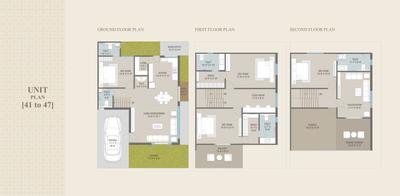 Image of 3000 Sq.ft 4 BHK Villa for sale in Vedant Royal Mansions, Bill, Vadodara for Rs. 17100000