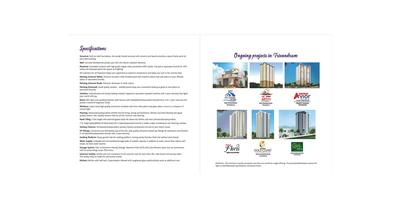 Image of 796 Sq.ft 2 BHK Apartment / Flat for sale in Confident Bilberry, Pallippuram, Thiruvananthapuram for Rs. 4550000